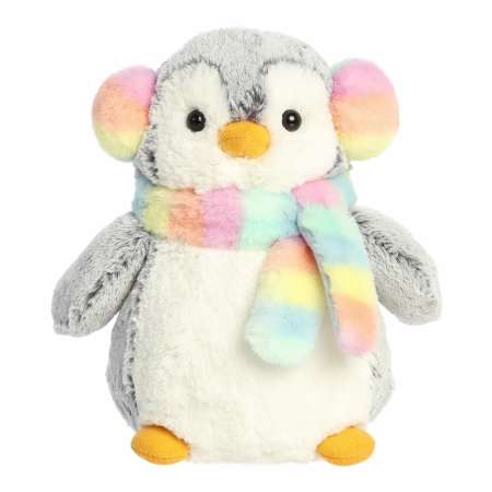 Aurora PomPom Penguin Ear Muffs and Scarf 9" - Regular - Image 1