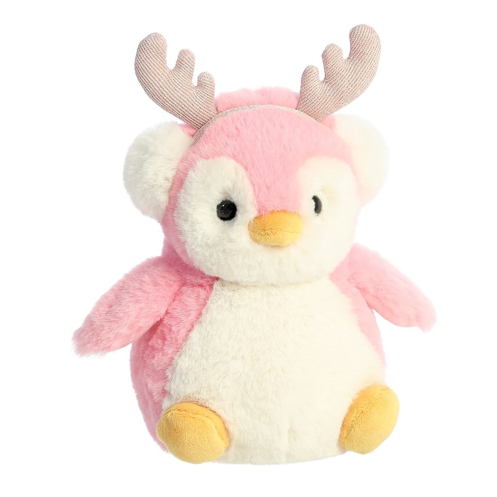 Aurora PomPom Penguin Winter Pompom Pink 7" - Regular