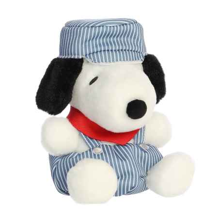 Aurora Palm Pals Peanuts Snoopy Train Engineer 5" - Regular