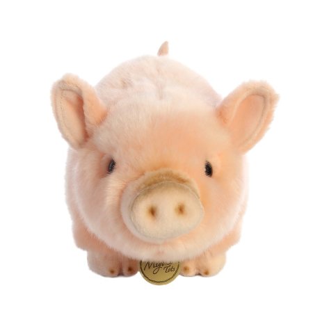 Aurora Miyoni Pot-Bellied Piglet Pink 11" - Image 4