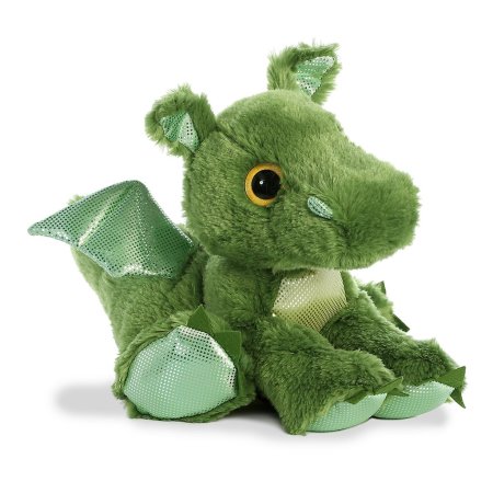 Aurora Sparkle Tales Roar Green Dragon 12"
