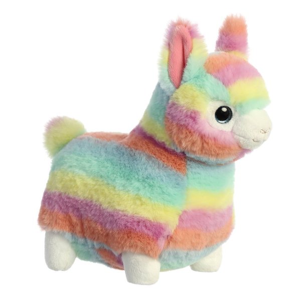 Aurora Rainbow Llama 12"