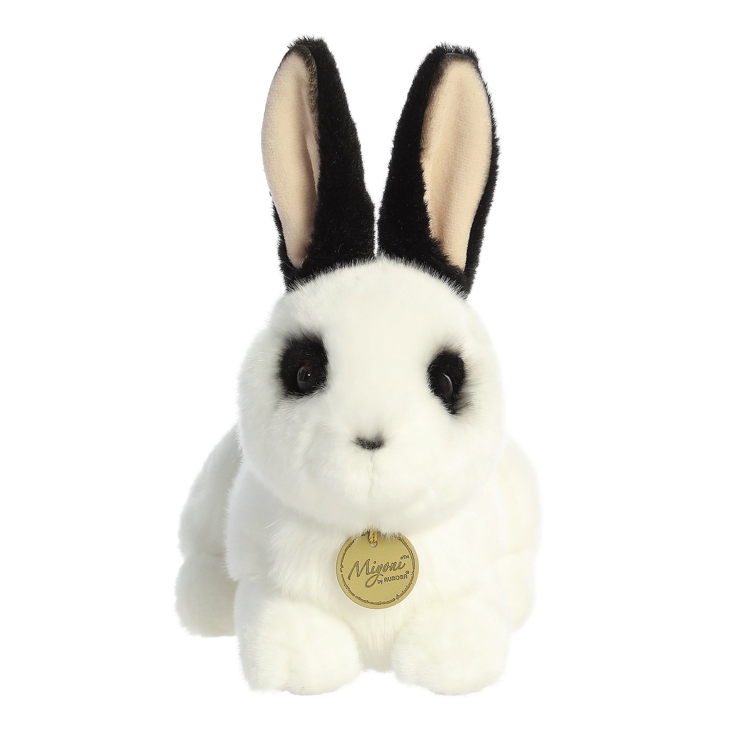 Aurora Miyoni Black And White Rex Rabbit 11" - Regular - Image 2