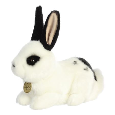 Aurora Miyoni Black And White Rex Rabbit 11" - Regular - Image 5