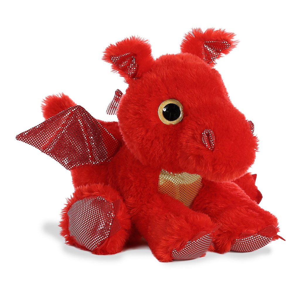 Aurora Sparkle Tales Sizzle Red Dragon 12" - Image 1
