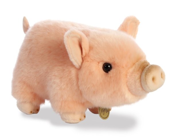 Aurora Miyoni Pot-Bellied Piglet Pink 11"